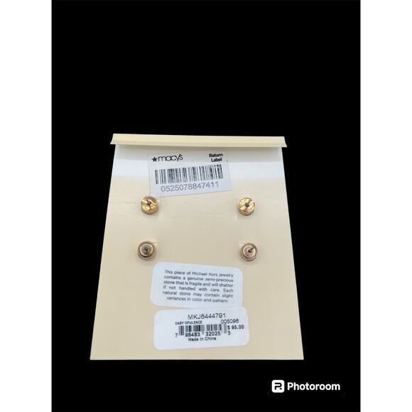 3 Pairs Of Michael Kors Earrings - Picture 7 of 7